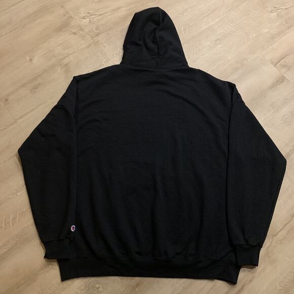 Champion University of Tampa Spartans Hoodie Mens 2XL XXL Black Sweatshirt - Picture 4 of 6